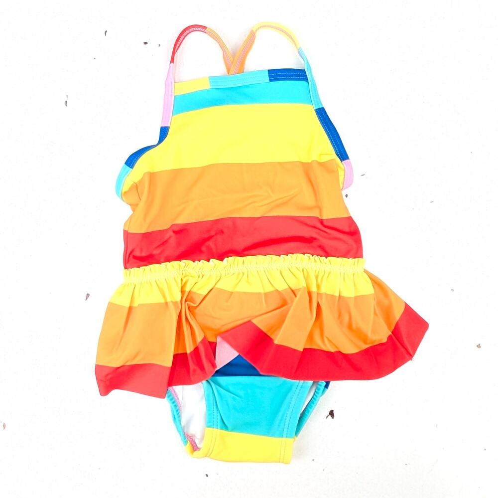 Hanna Andersson Toddler 12-18 Months Multicolor One Piece Swimsuit